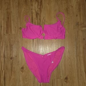 No Boundaries Pink Bikini Set